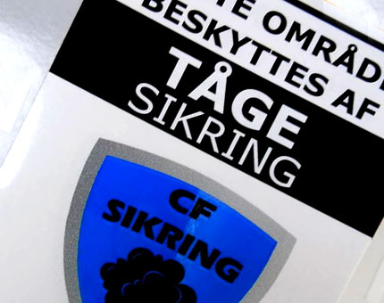 反印正看玻璃贴