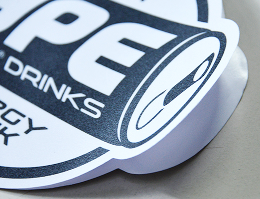 渐变个性磨砂异形标签