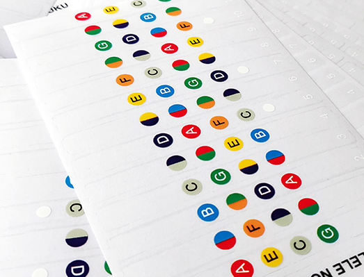 尤克里里透明音阶标签