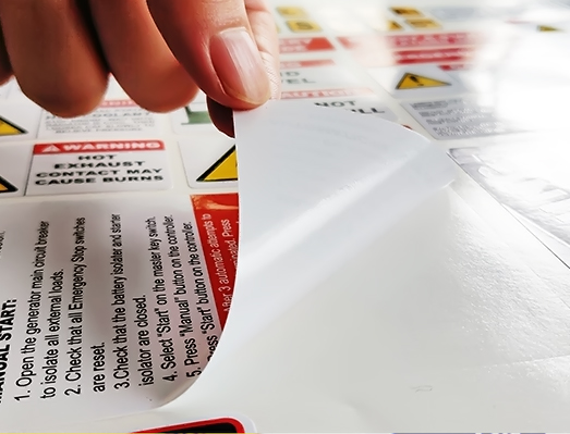 俄罗斯出口发电机组贴纸套装