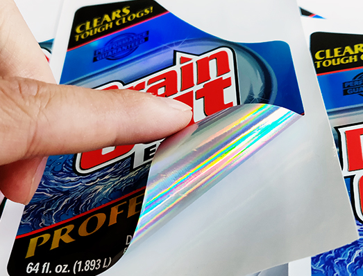 镭射高端机油桶标签