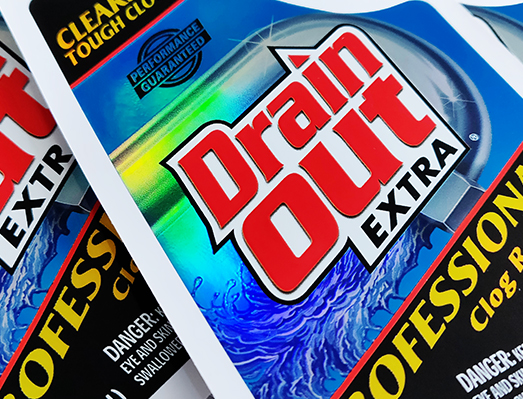 镭射高端机油桶标签