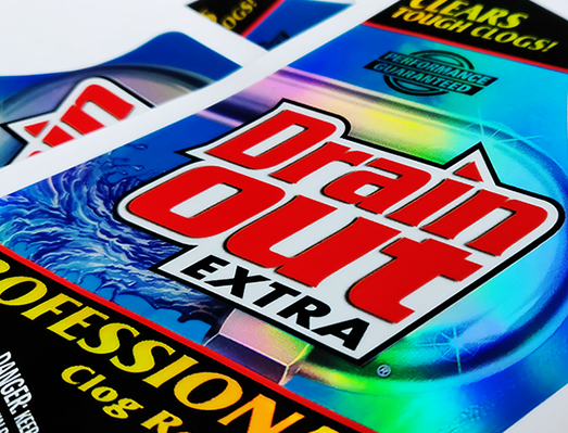 镭射高端机油桶标签